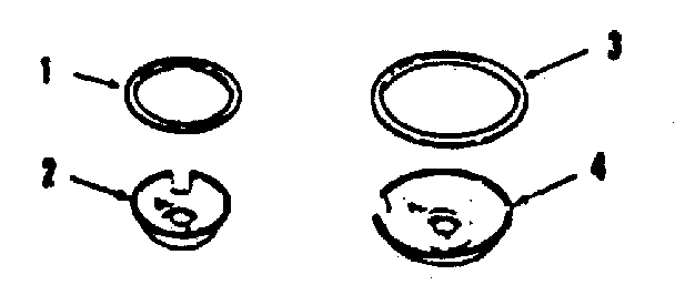 Kenmore 9114548810 optional porcelain pan and chrome ring kit no. 806840 diagram