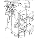 Kenmore 1068376401 cabinet parts diagram