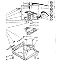 Kenmore 11081810100 machine base parts diagram