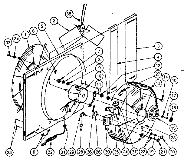 Kenmore 201902500 replacement parts diagram