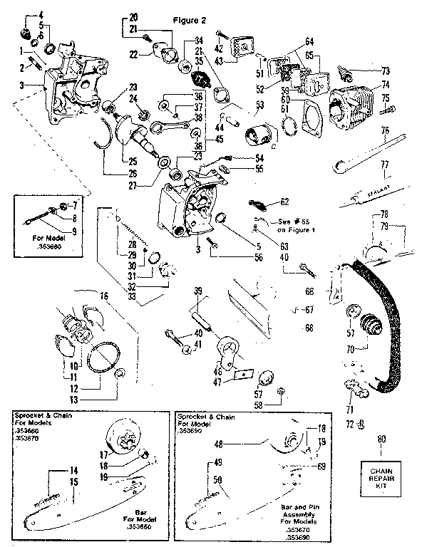 Craftsman 358353670 engine diagram