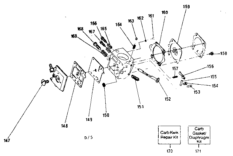 Craftsman 358356070 carburetor assembly diagram