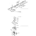 Kenmore 625348402 cam nest assembly, valve cap assembly diagram