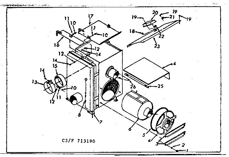 Kenmore 867713190 heat exchange diagram