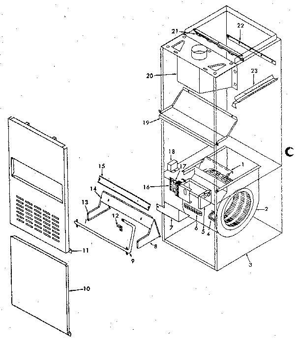 Kenmore 867766040 non-functional replacement parts diagram