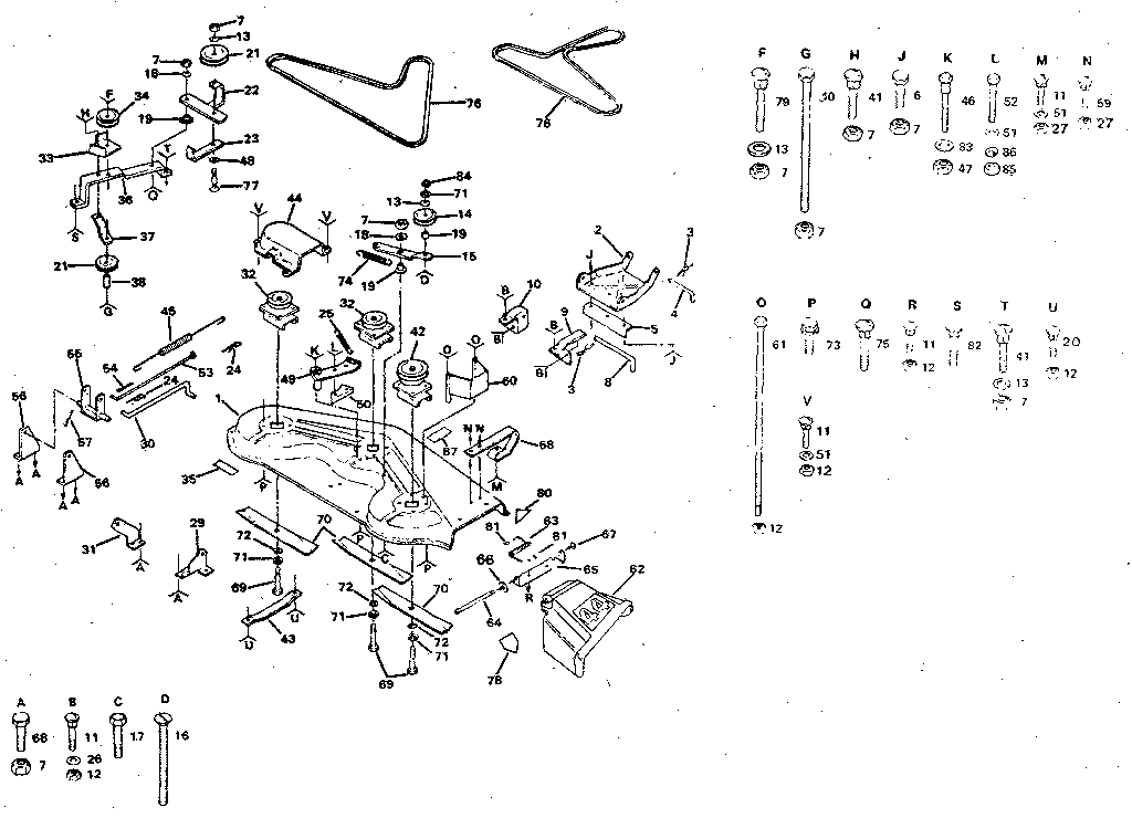 Craftsman 917254320-1987 mower diagram