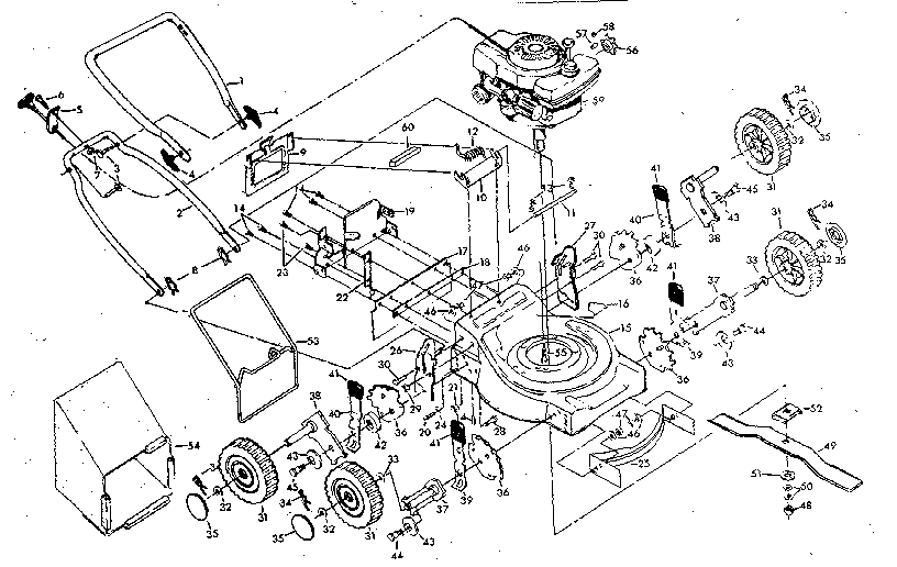 Craftsman 917372110 main frame diagram