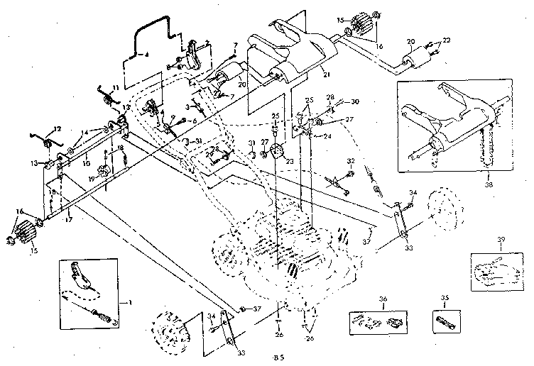 Craftsman 917372110 drive assembly diagram
