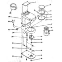 Proctor Silex A600 replacement parts diagram