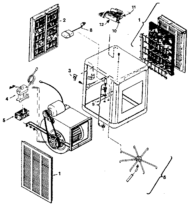 Arvin ES330C evaporator diagram