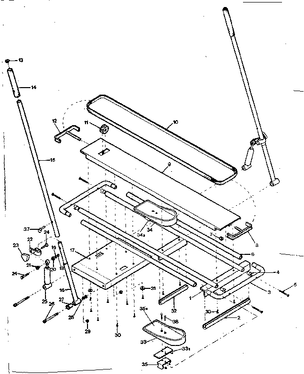 Proform XC1500 unit parts diagram