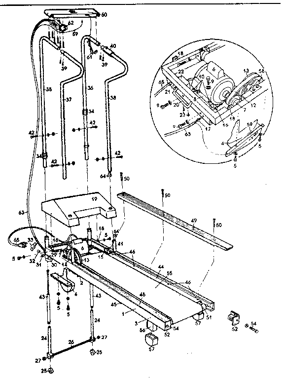 Proform TL10.0IE unit parts diagram