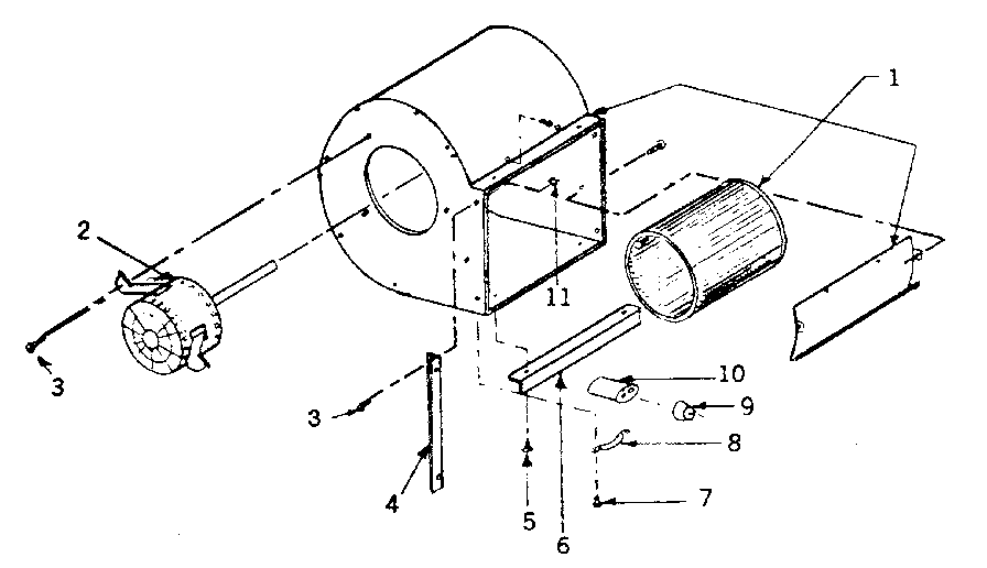Yukon H-70-0-02 blower assembly diagram
