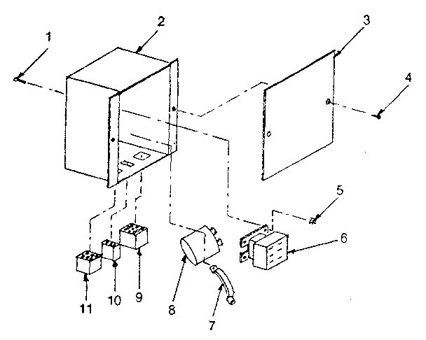 Yukon U-90-0-03 electric control box (blower) (10177600) diagram