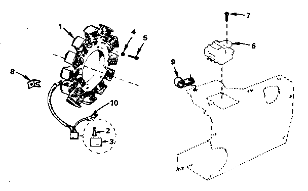 Craftsman 917254820 flywheel alternator - 15 ampere diagram