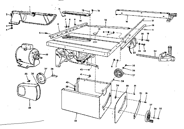 Craftsman 113298141 unit housing diagram