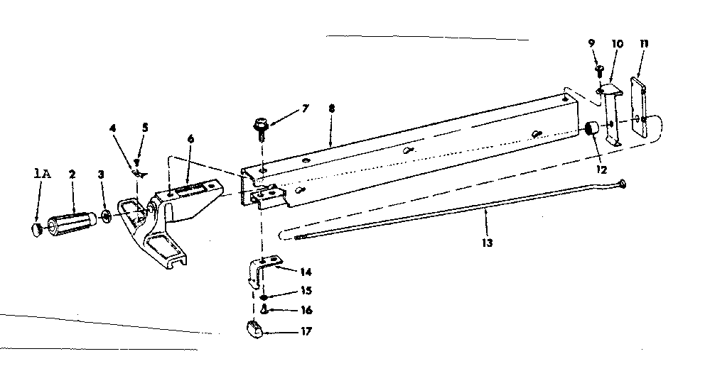 Craftsman 113298141 fence assembly diagram