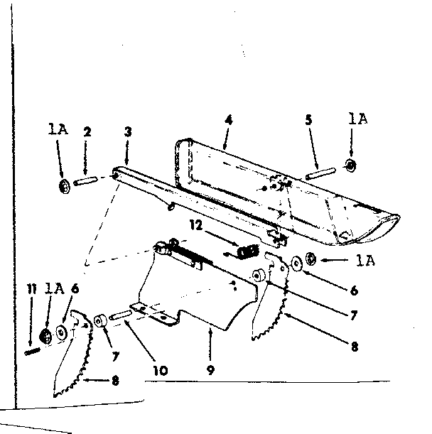 Craftsman 113298141 guard assembly diagram