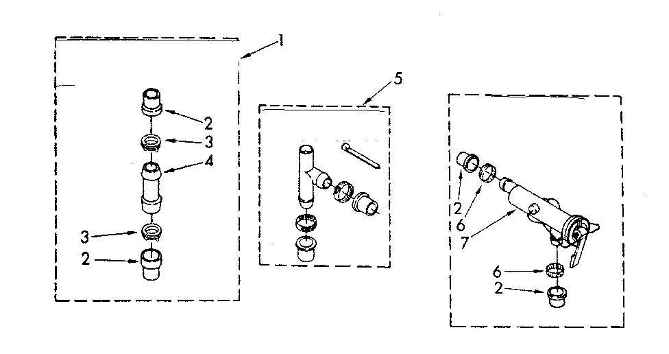 Kenmore 11082872300 water system misc. diagram