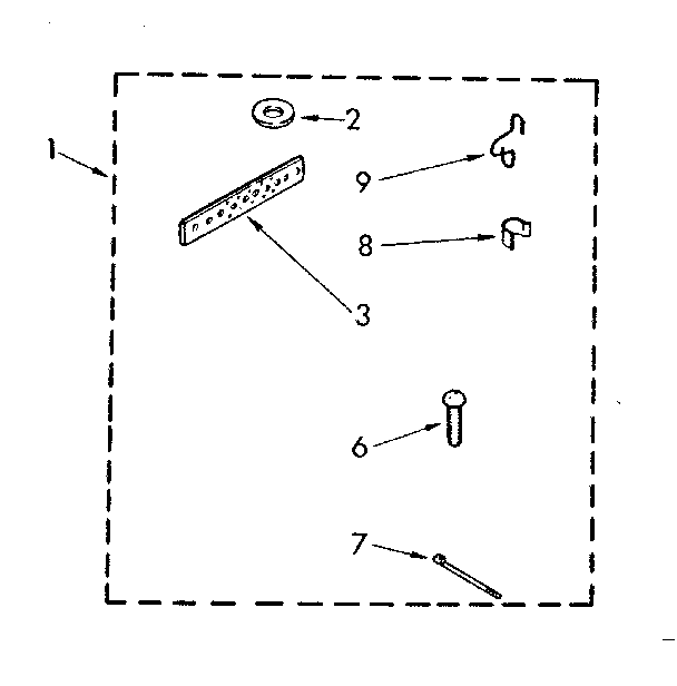 Kenmore 11082883600 miscellaneous parts diagram