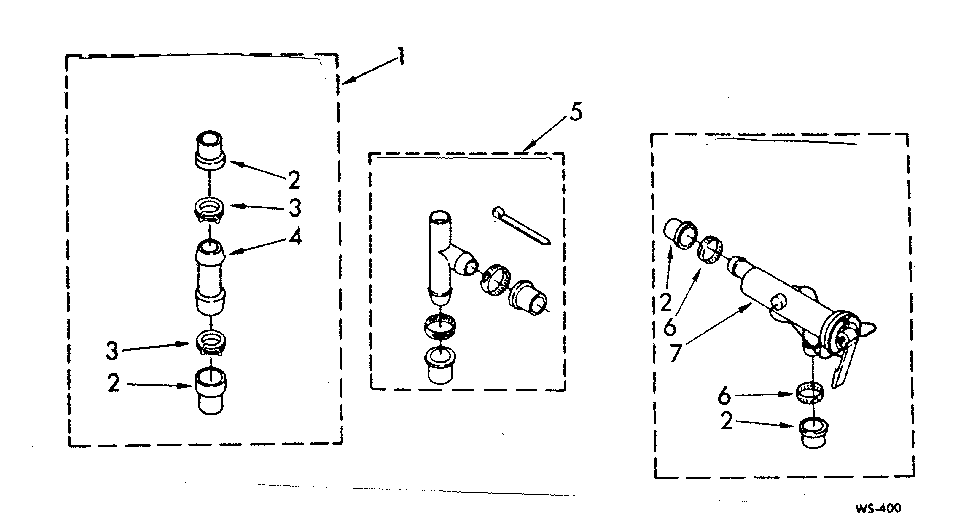 Kenmore 11082883600 water system parts diagram