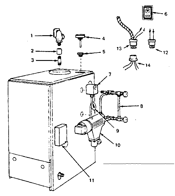 Kenmore 229963290 low water cut off diagram