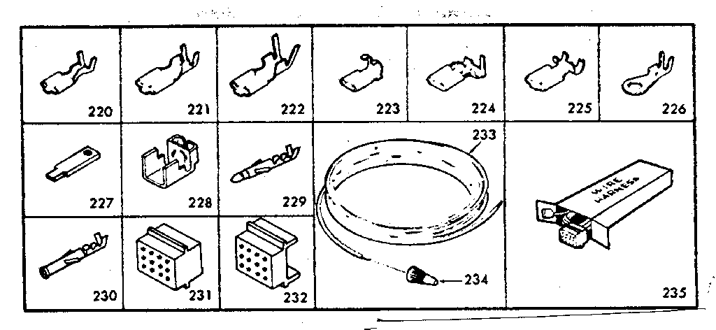 Kenmore 6289487611 wiring and wiring terminals diagram