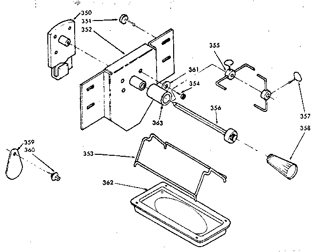 Kenmore 6289487611 rotisserie kit no. 8507410 diagram
