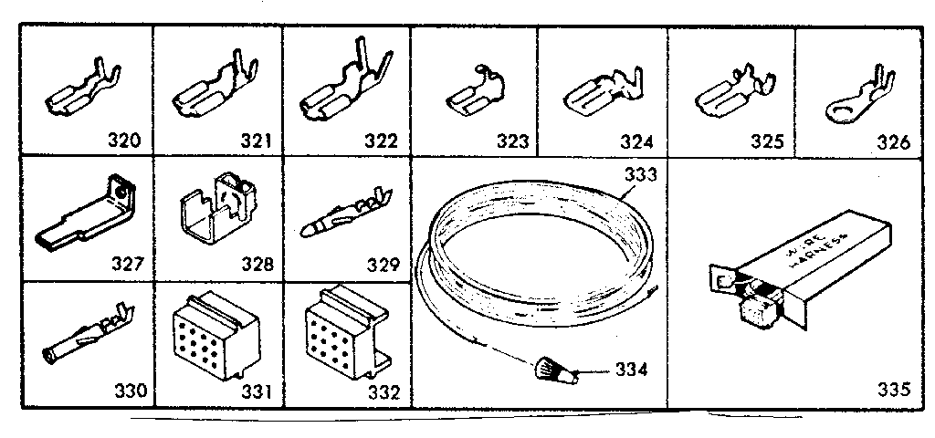 Kenmore 6289487811 wiring and wiring terminals diagram