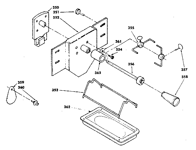 Kenmore 6289487811 rotisserie kit no. 8507610 diagram