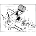 Kenmore 867775240 blower assembly diagram
