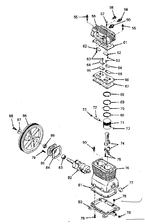 Craftsman 919176821 compressor pump diagram