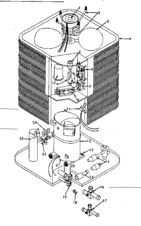 ICP CH3018QKA1 functional replacement parts/8004 diagram