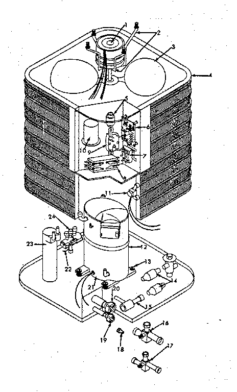 ICP CH3018QKA1 functional replacement parts/800000 diagram