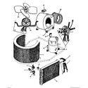 Kenmore 867819271 functional replacement parts diagram