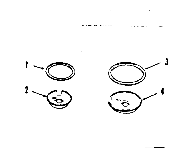 Kenmore 9114548692 optional porcelain pan and chrome ring kit no. 8068400 diagram