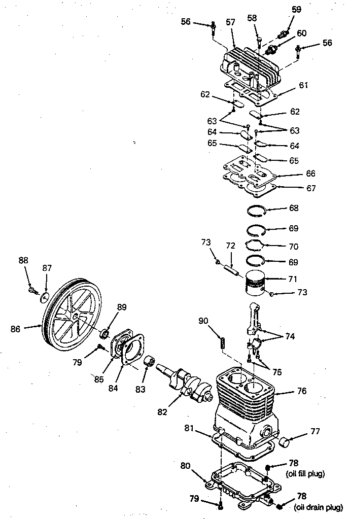 Craftsman 919156621 compressor pump diagram