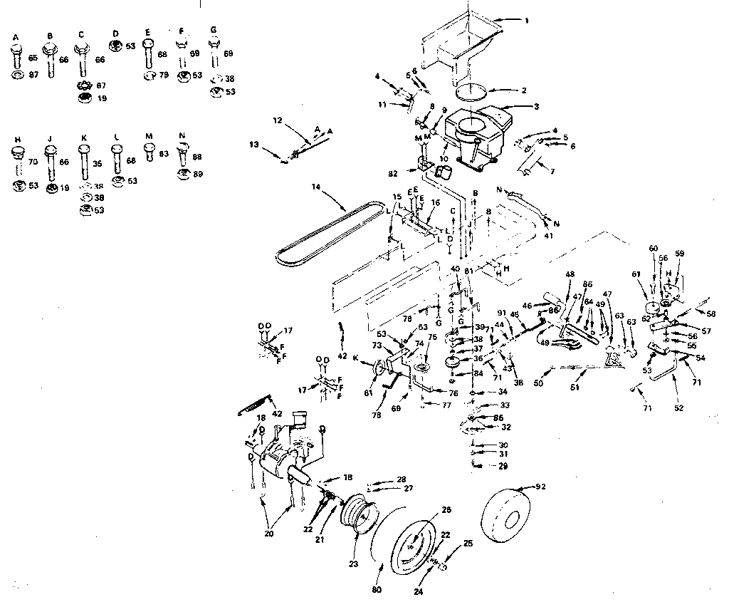 Craftsman 917254361 drive diagram