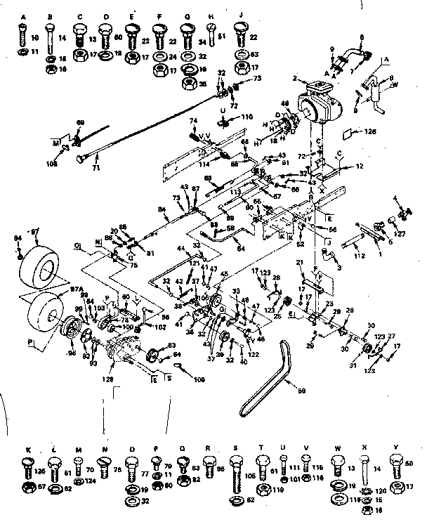 Craftsman 917255915 ground drive diagram