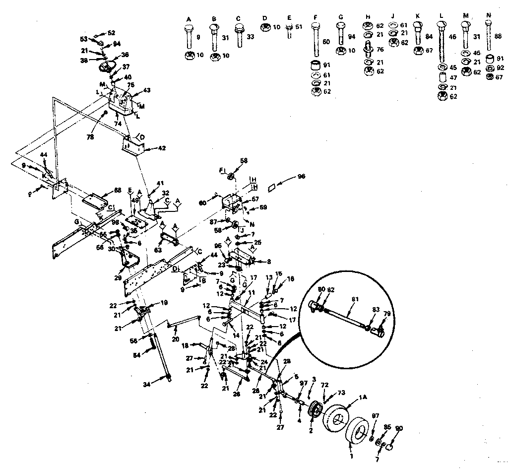 Craftsman 917255915 steering diagram