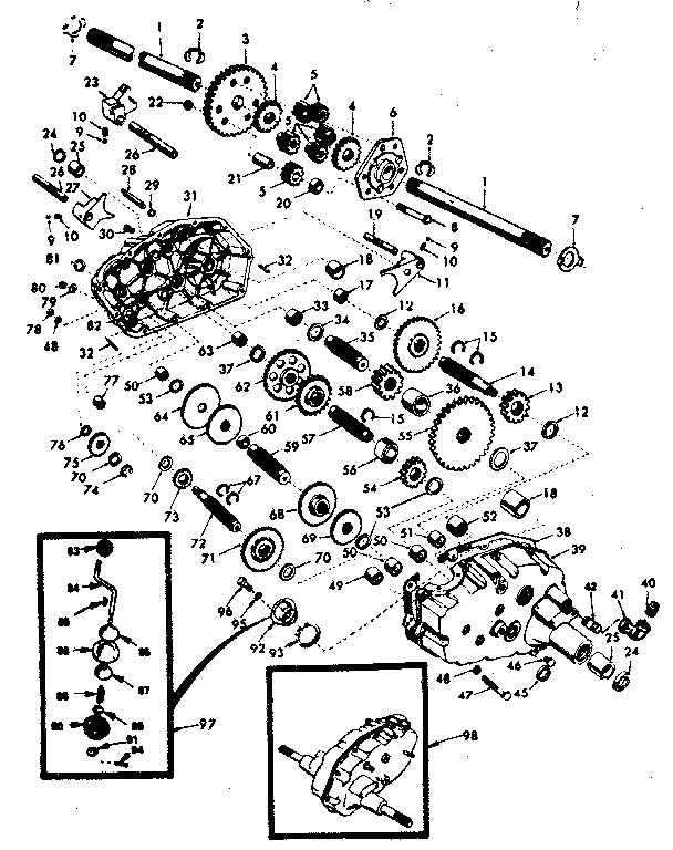 Craftsman 917255915 transaxle diagram