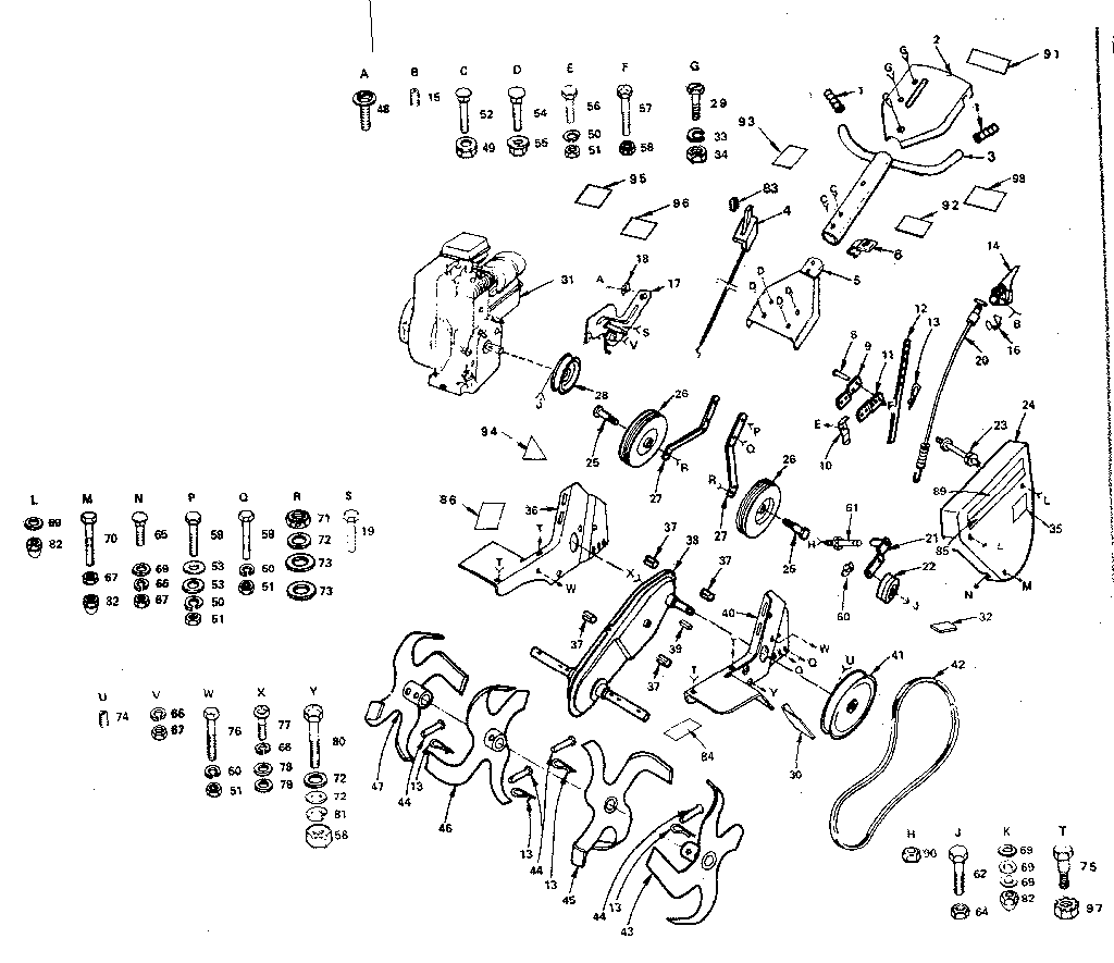 Craftsman 917298230 replacement parts diagram