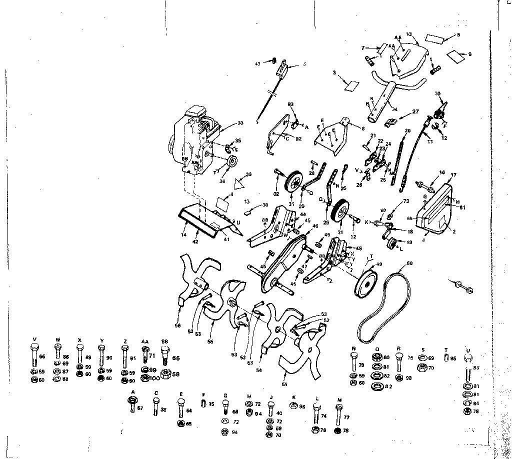 Craftsman 917298240 replacement parts diagram