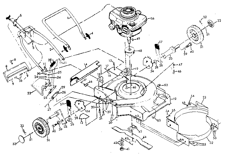 Craftsman 917378131 main frame diagram
