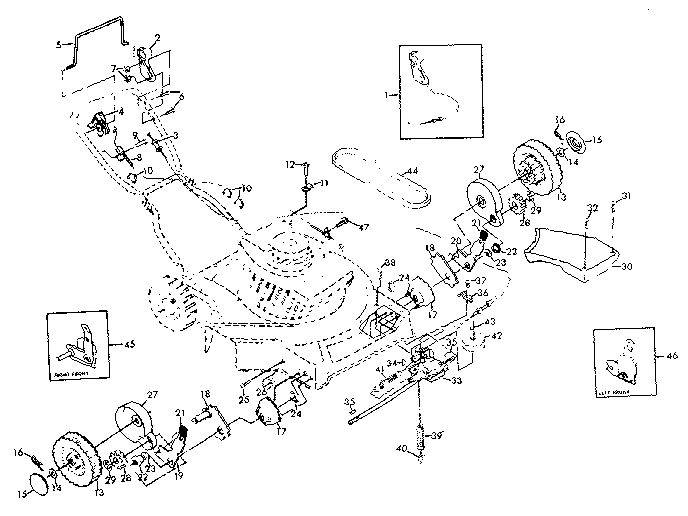 Craftsman 917378131 drive assembly diagram