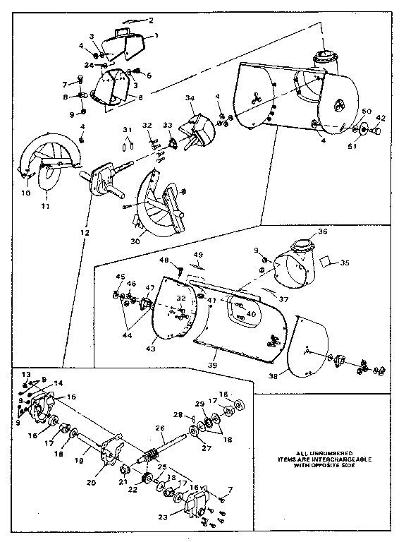 Craftsman 8871 auger assembly diagram