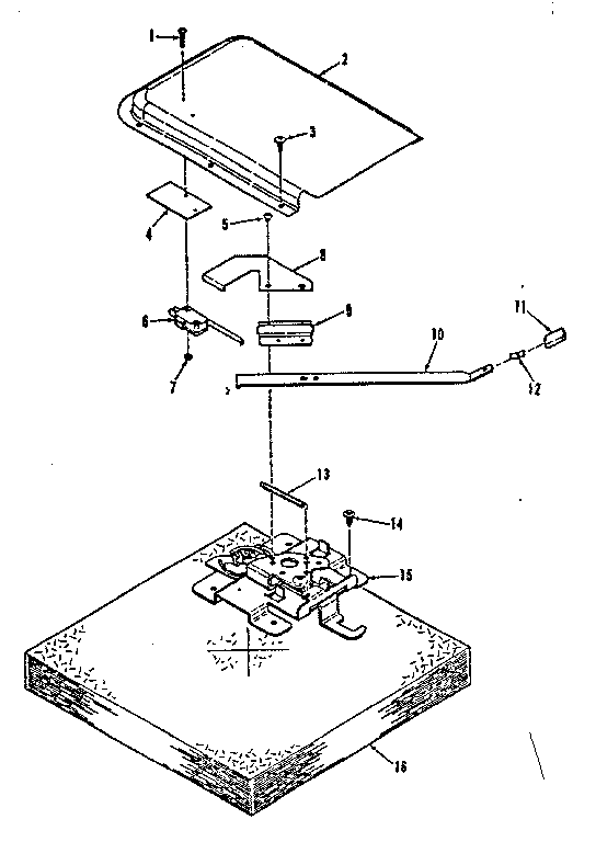 Kenmore 9119388710 power lock section diagram