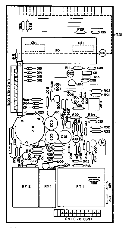 Kenmore 7218883680 power and control circuit board diagram