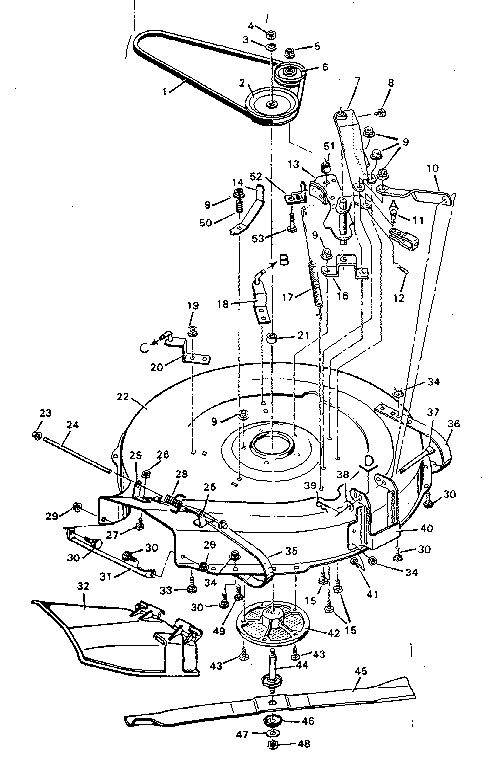 Craftsman 502255634 blade housing diagram