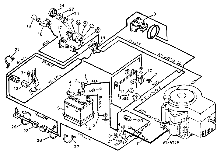 Craftsman 502255654 wiring diagram